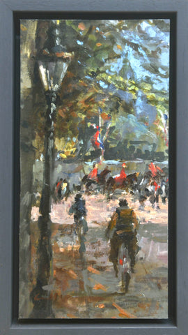 Riding down the Mall