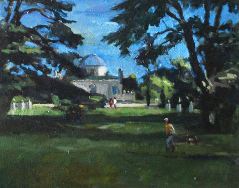 Chiswick House - from the 'Oils' collection by Jane Corsellis