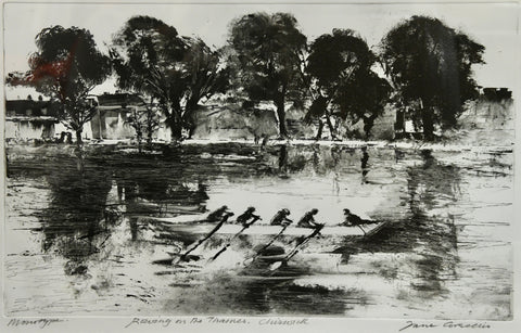 Rowing on The Thames, Chiswick