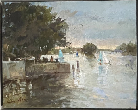 Sailing on the Thames, Chiswick