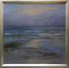 Evening on the Sands. - from the 'Oils' collection by Jane Corsellis  - 2