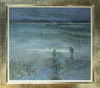 Oyster Beds Evening at Ronce les Bains. - from the 'Oils' collection by Jane Corsellis  - 2