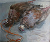 Brace of Partridges - from the 'Oils' collection by Jane Corsellis 